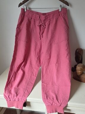 Joe Fresh Rose Pink Drawstring Jogger Pants